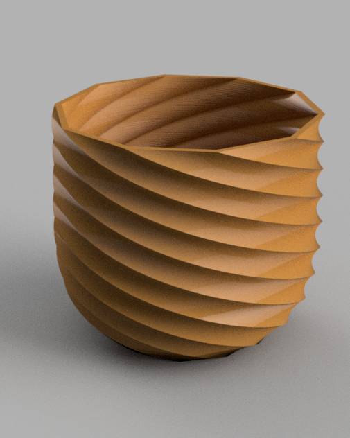 Spiral Plant Pot