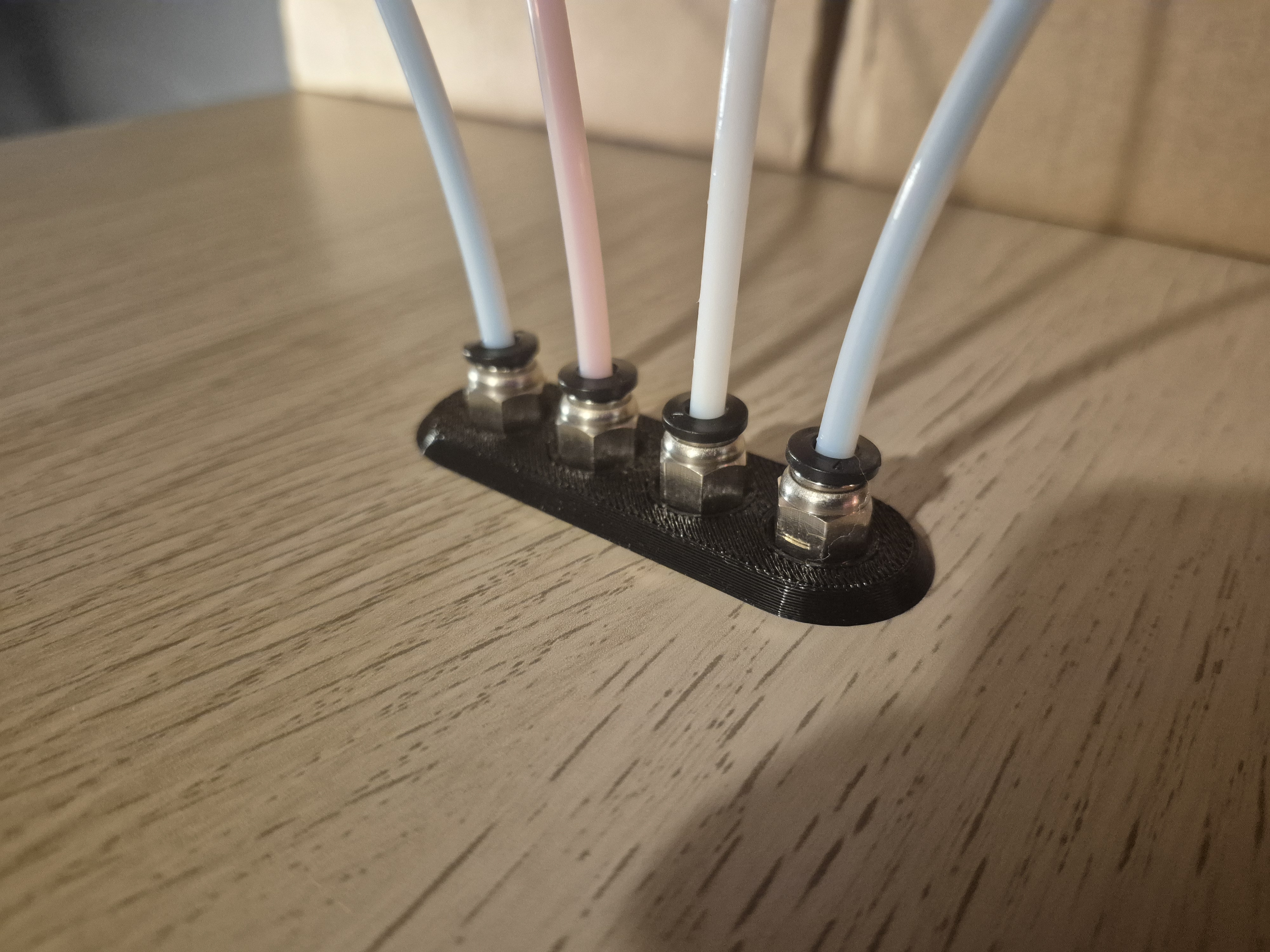 4 PTFE tubes filament passthrough for LACK Enclosure