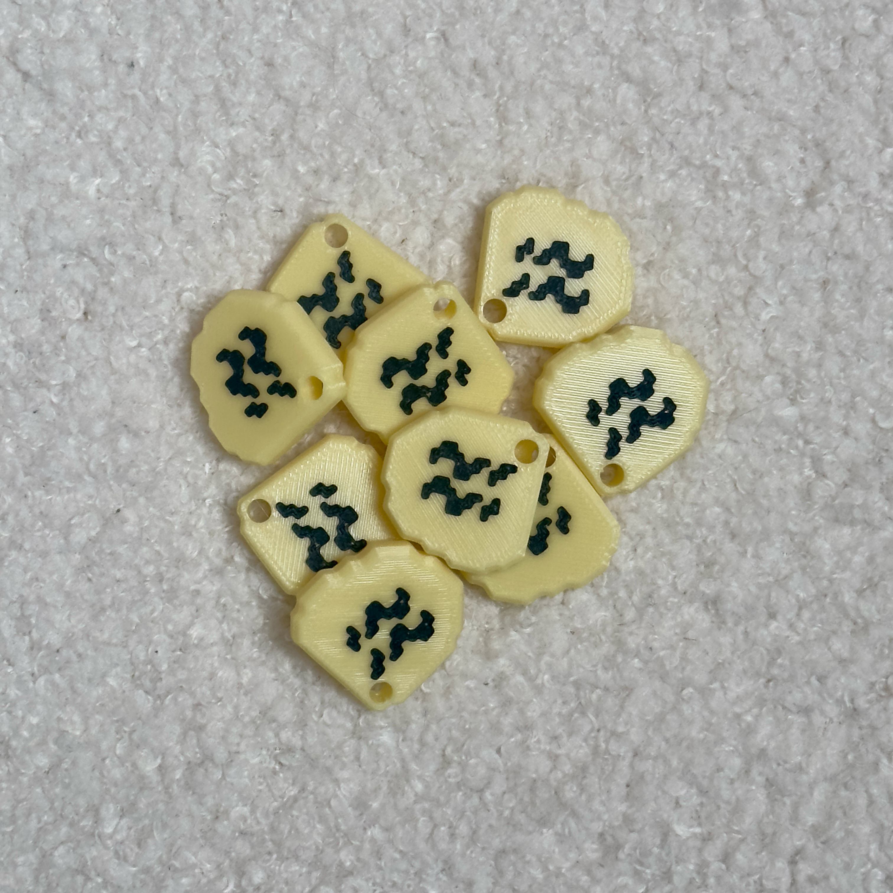 Tibia Mana Wall Rune Keychain (NO AMS)
