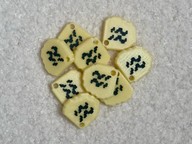 Tibia Mana Wall Rune Keychain (NO AMS)