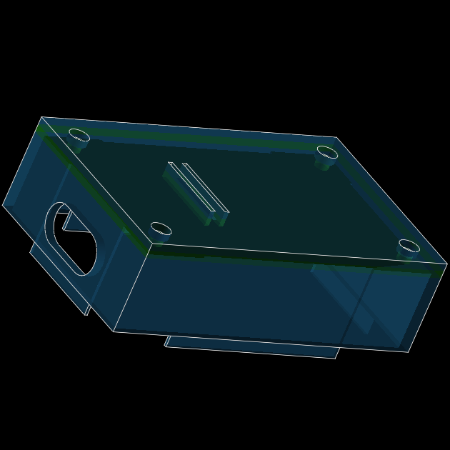 Microcontroller Wall / Surface Mount Enclosure for CircuitSetup Solderable Breadboard — thumbnail 4