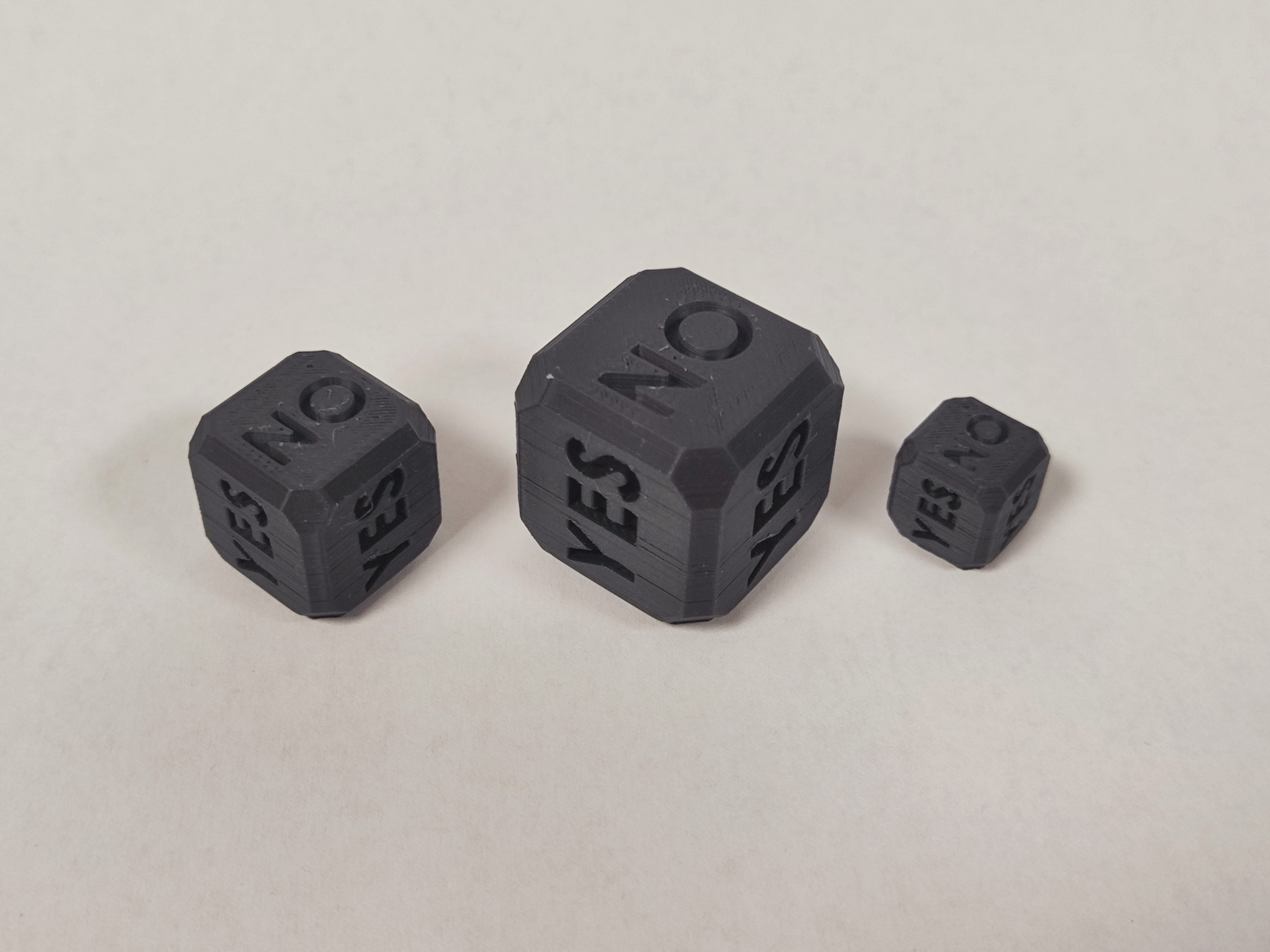 Ultimate Decision Dice | YES/NO Set (3 Sizes)