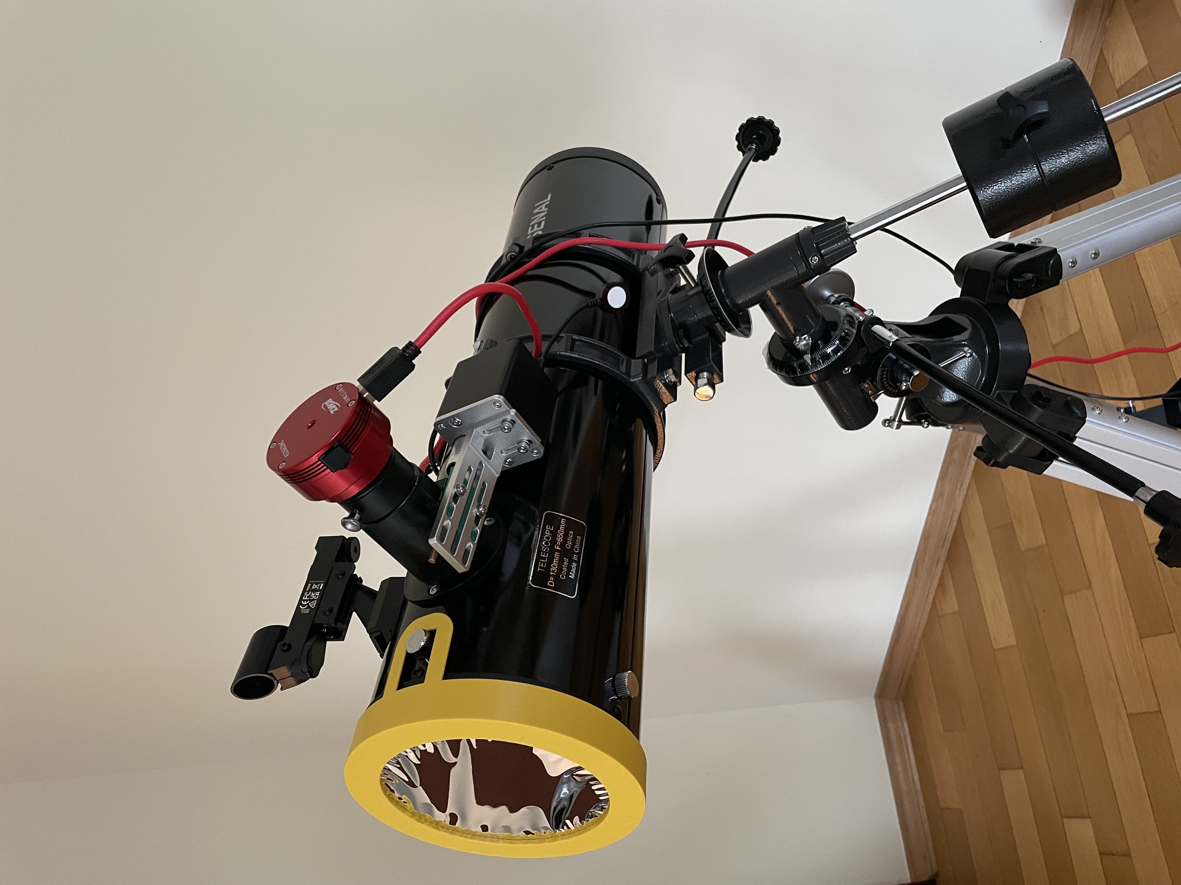 Solar filter for Arsenal Synta 130/650 telescope