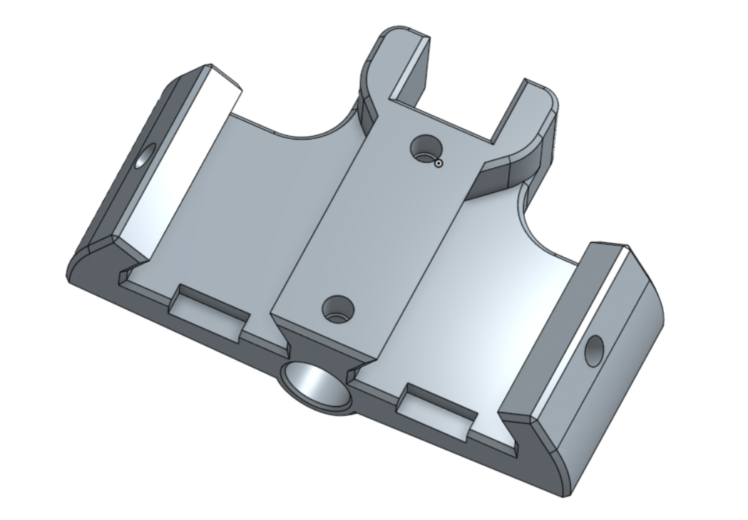 Hadley Double Dovetail for M4x6x6 heat set inserts