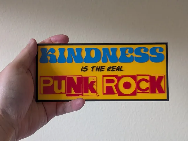 Kindness Is The Real Punk Rock