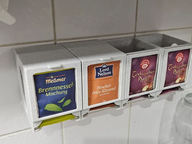 Teebeutel Spender ( tea bag dispenser ) mit Deckel