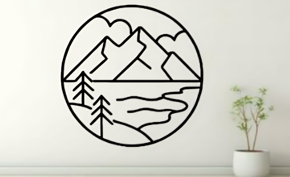 Mountain Lake Wall Art