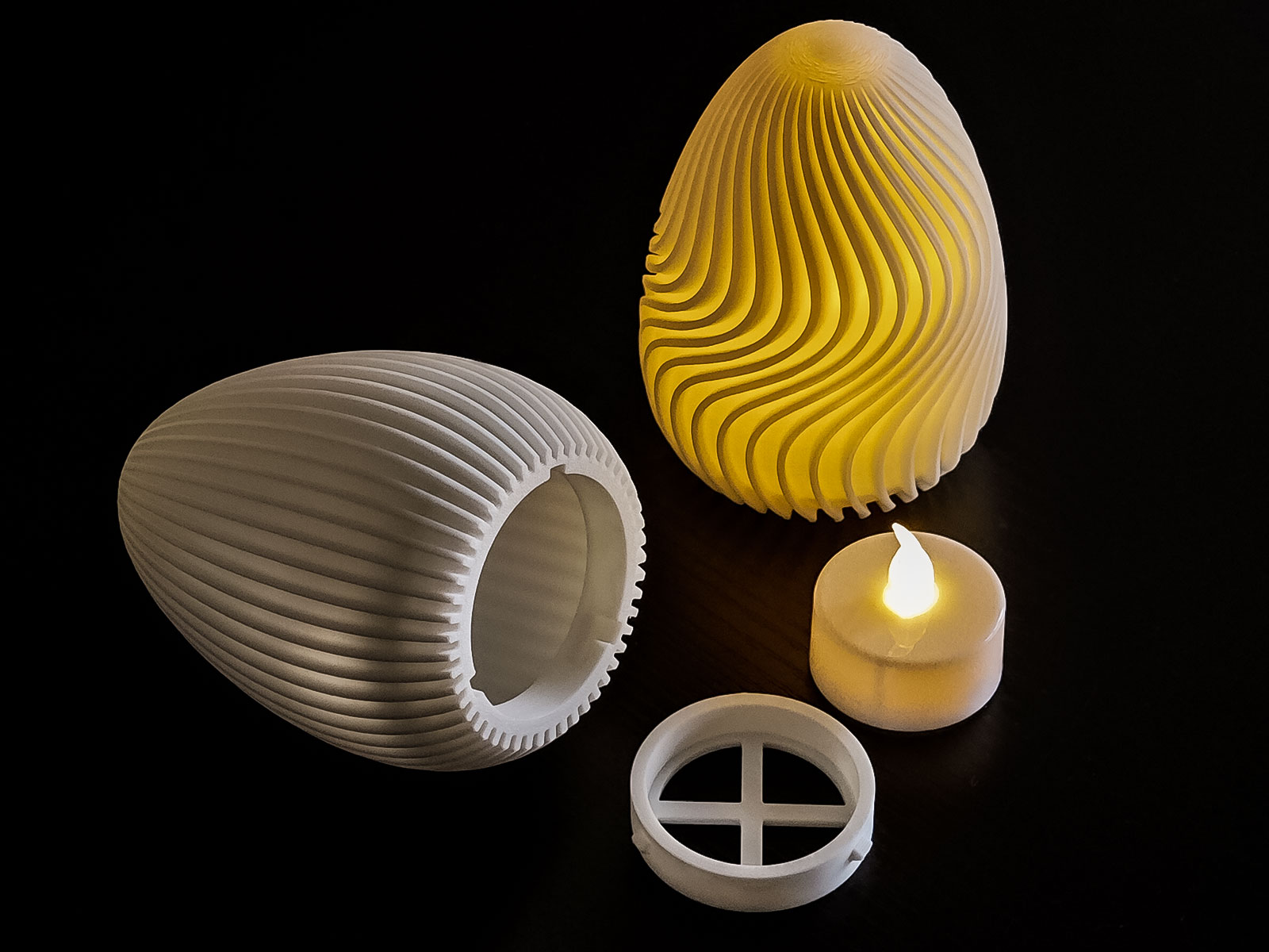 Ostereier für LED-Teelichter Ostern Deko Modern