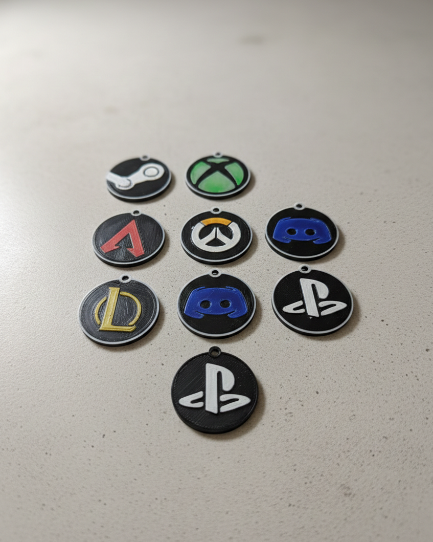 Keychain "Gamer & Social"