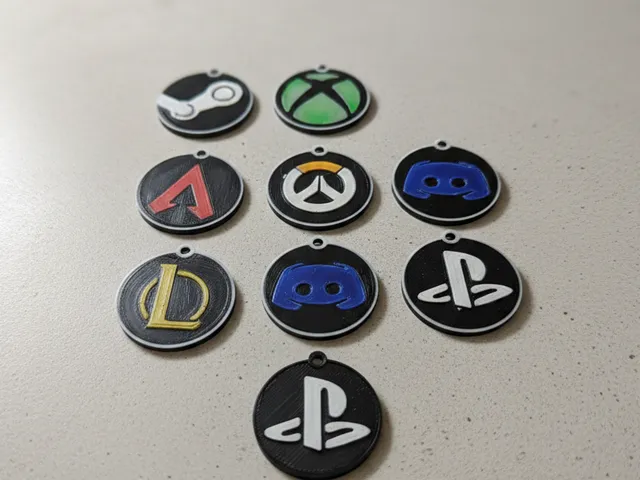Keychain "Gamer & Social"