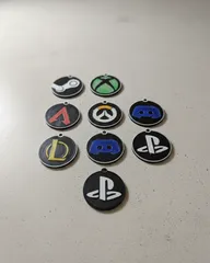 Keychain "Gamer & Social"