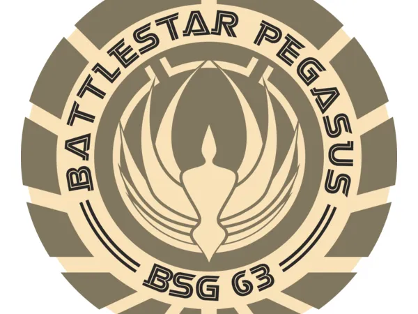 Battlestar Pegasus Coaster