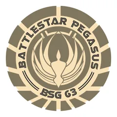 Battlestar Pegasus Coaster