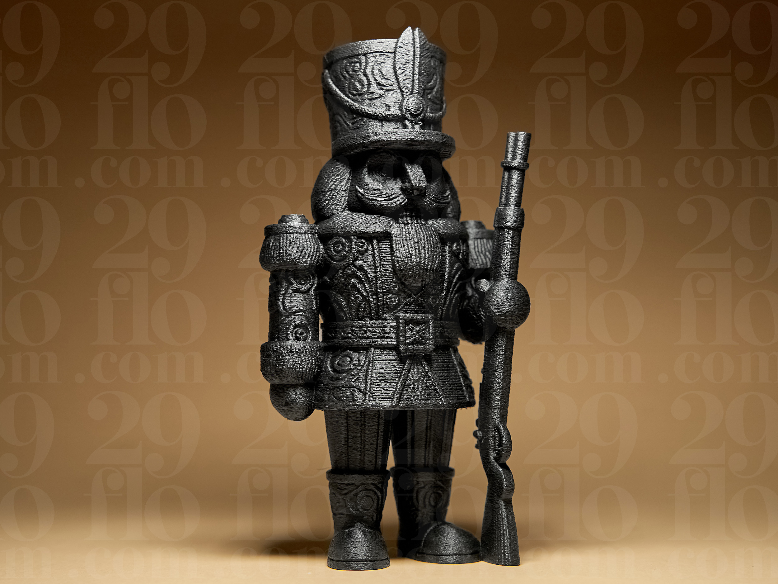 Miniatura 3 do modelo 3D Nutcracker Soldier Decoration