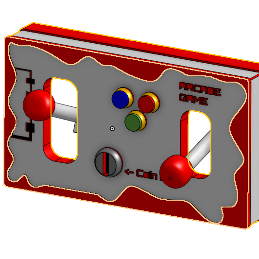 A custom Arcade theme switch cover by Aviral | Download free STL model ...