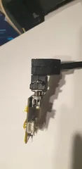 DB15 angle connector housing