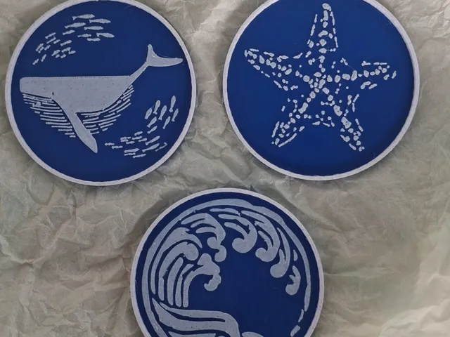 Ocean Themed Coasters