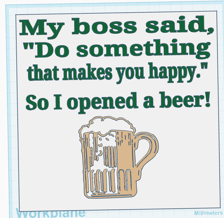 Opening a Beer Sign