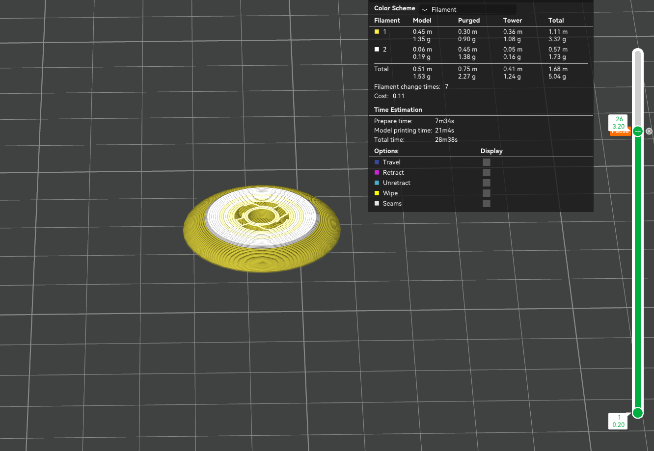 Yeeps Frisbee 2.0 WITH magnet spacing (for plush)