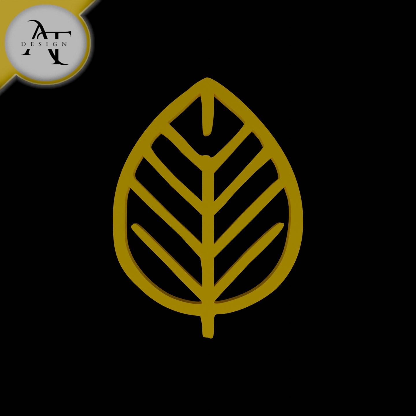 Simple Leaf Symbol - 2D Art