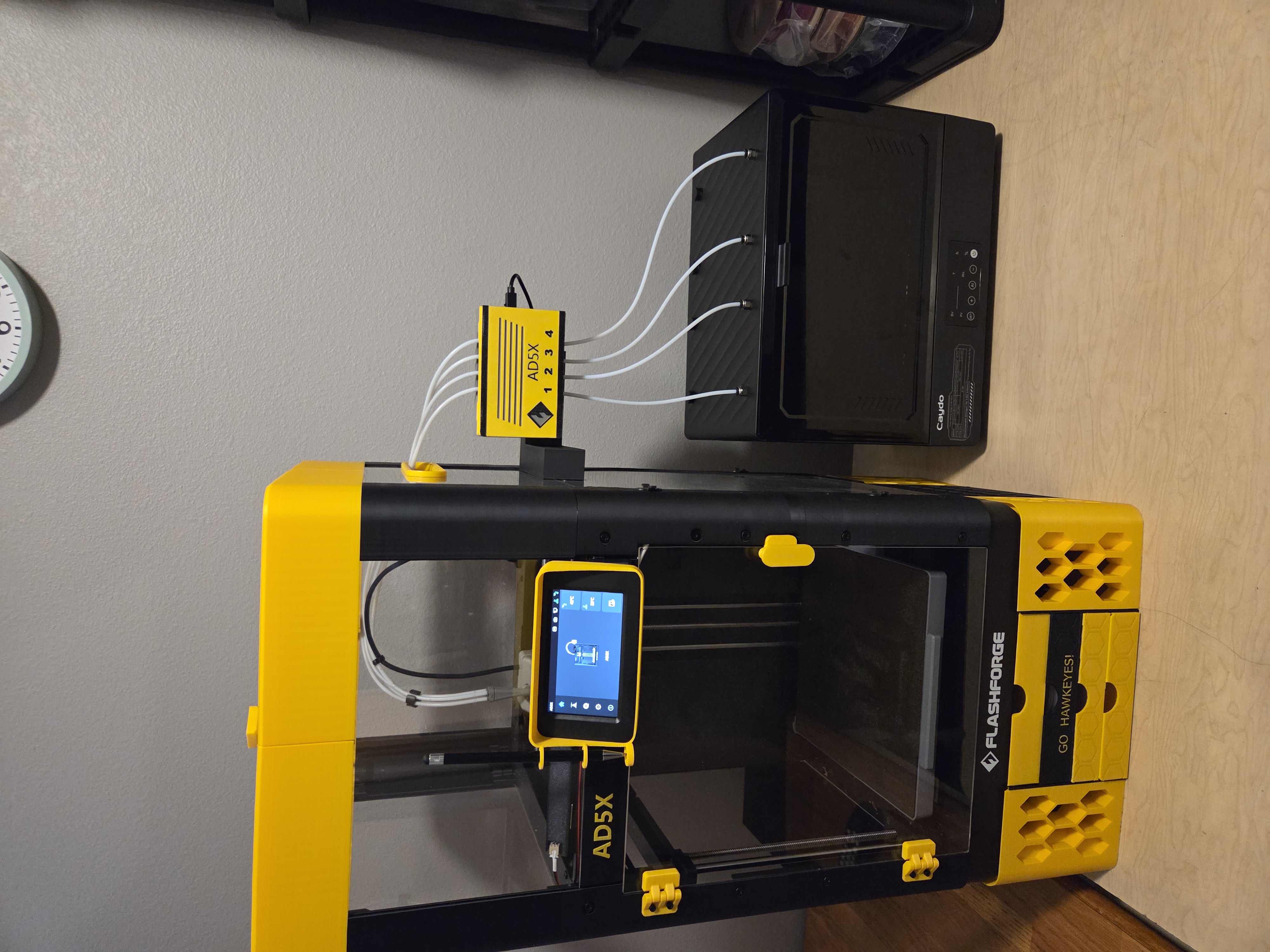 AD5X mount for front facing IFS 3D model
