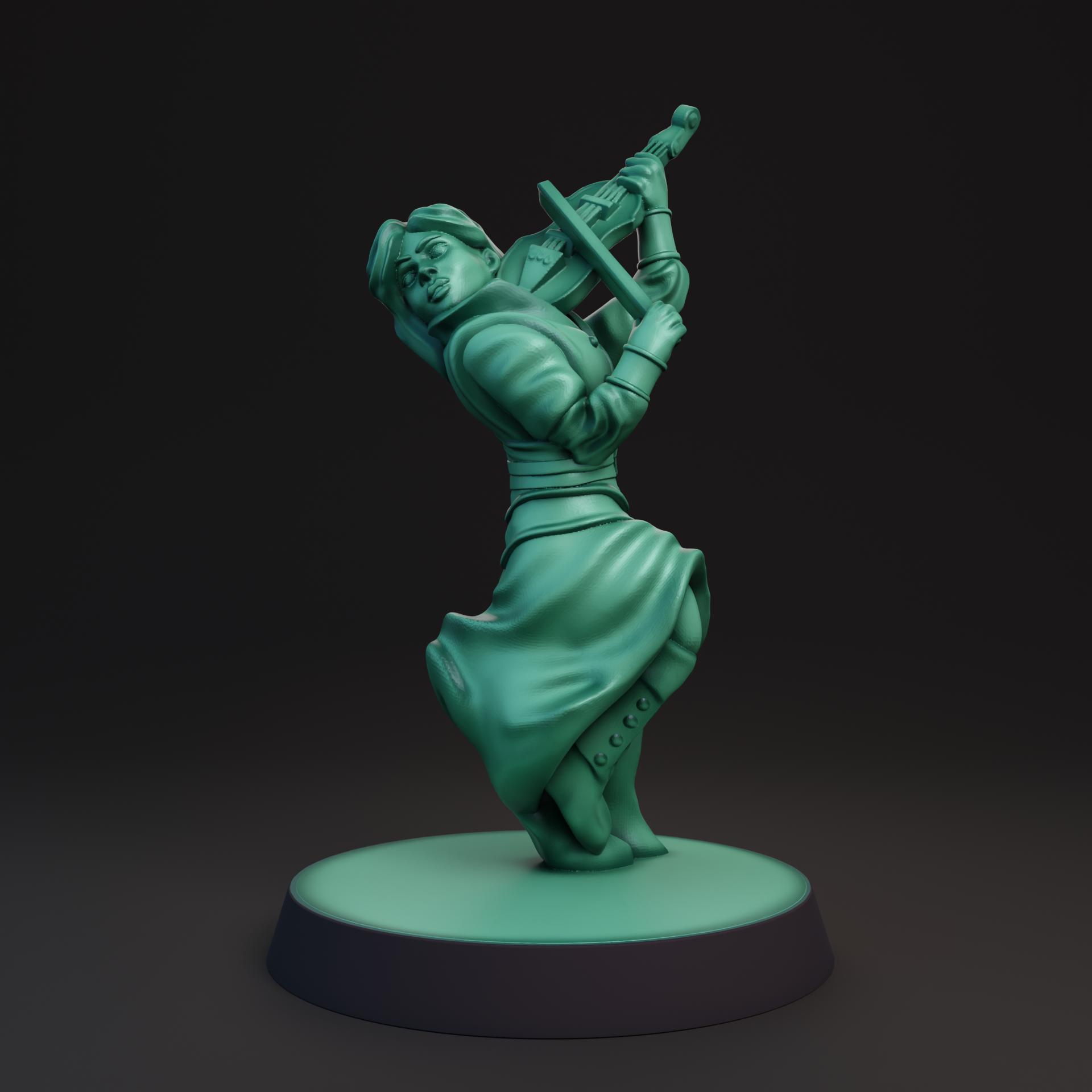 Bard violinist FDM supportless