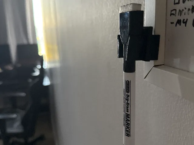Dry Erase Marker Holder- For Dollarama Whiteboard