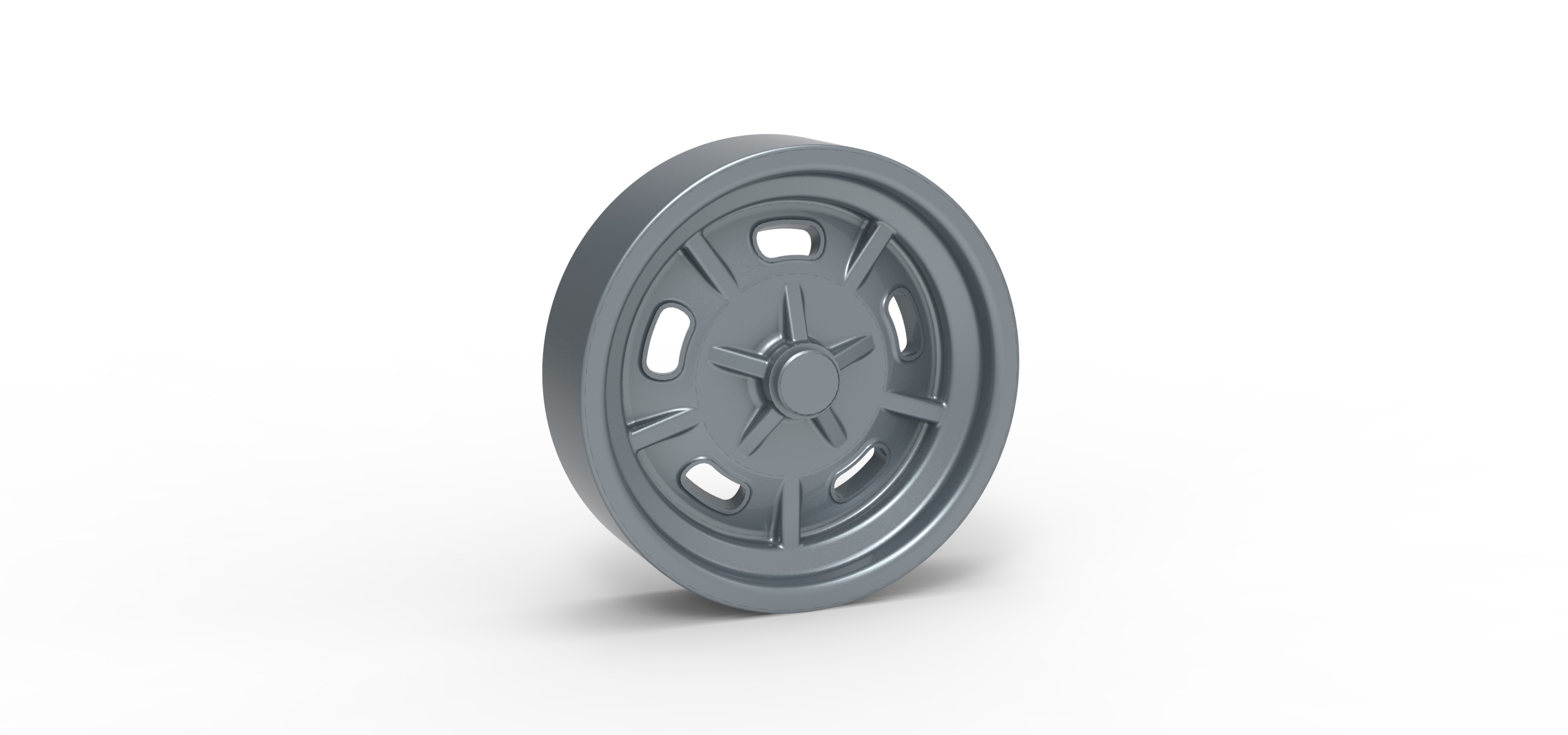 Front rim of vintage dragster Version 1 Scale 1:25