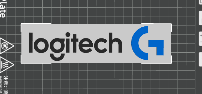 Logitech Logo for office or workshop