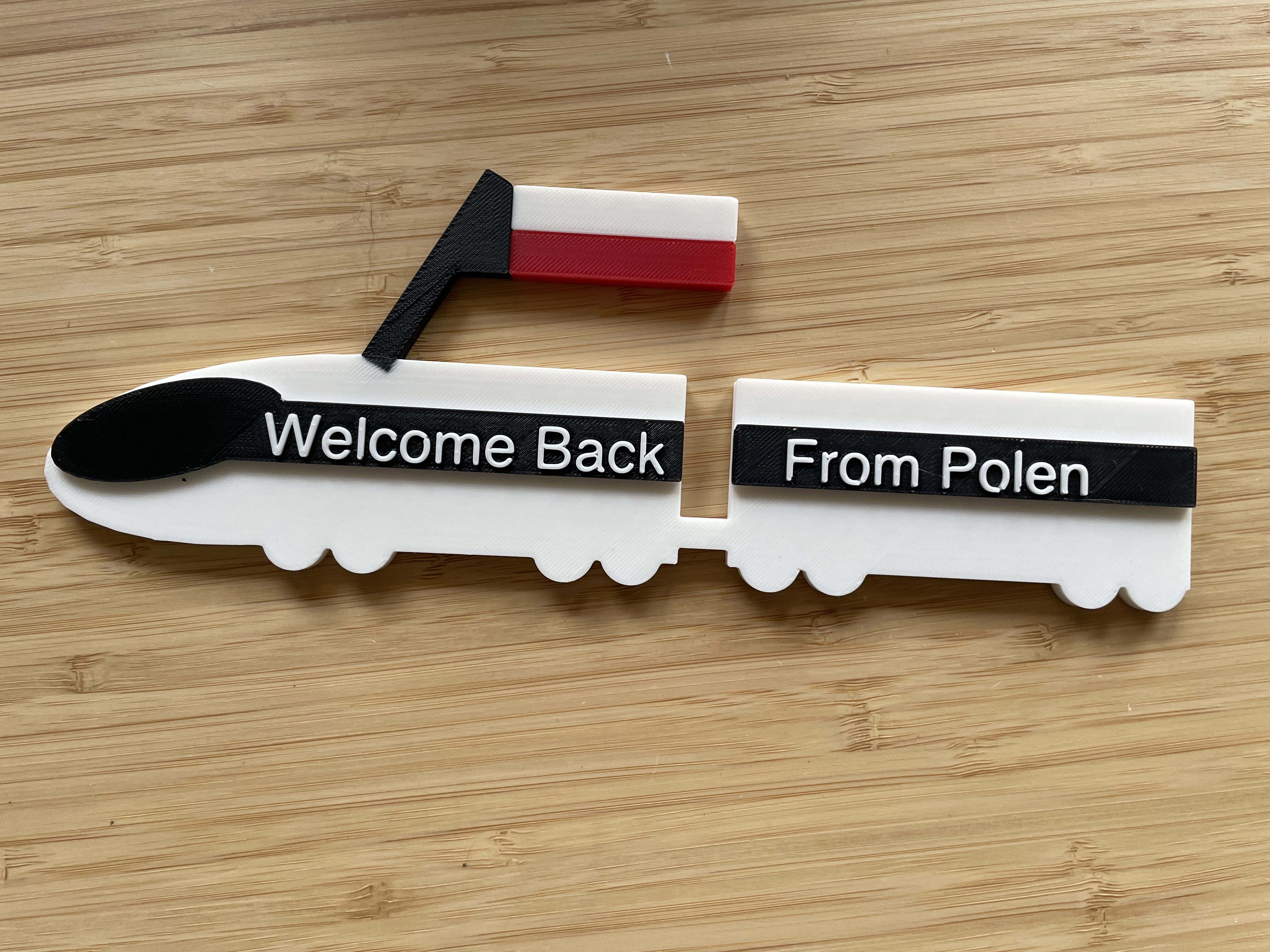 ICE Frame mit Aufschrift