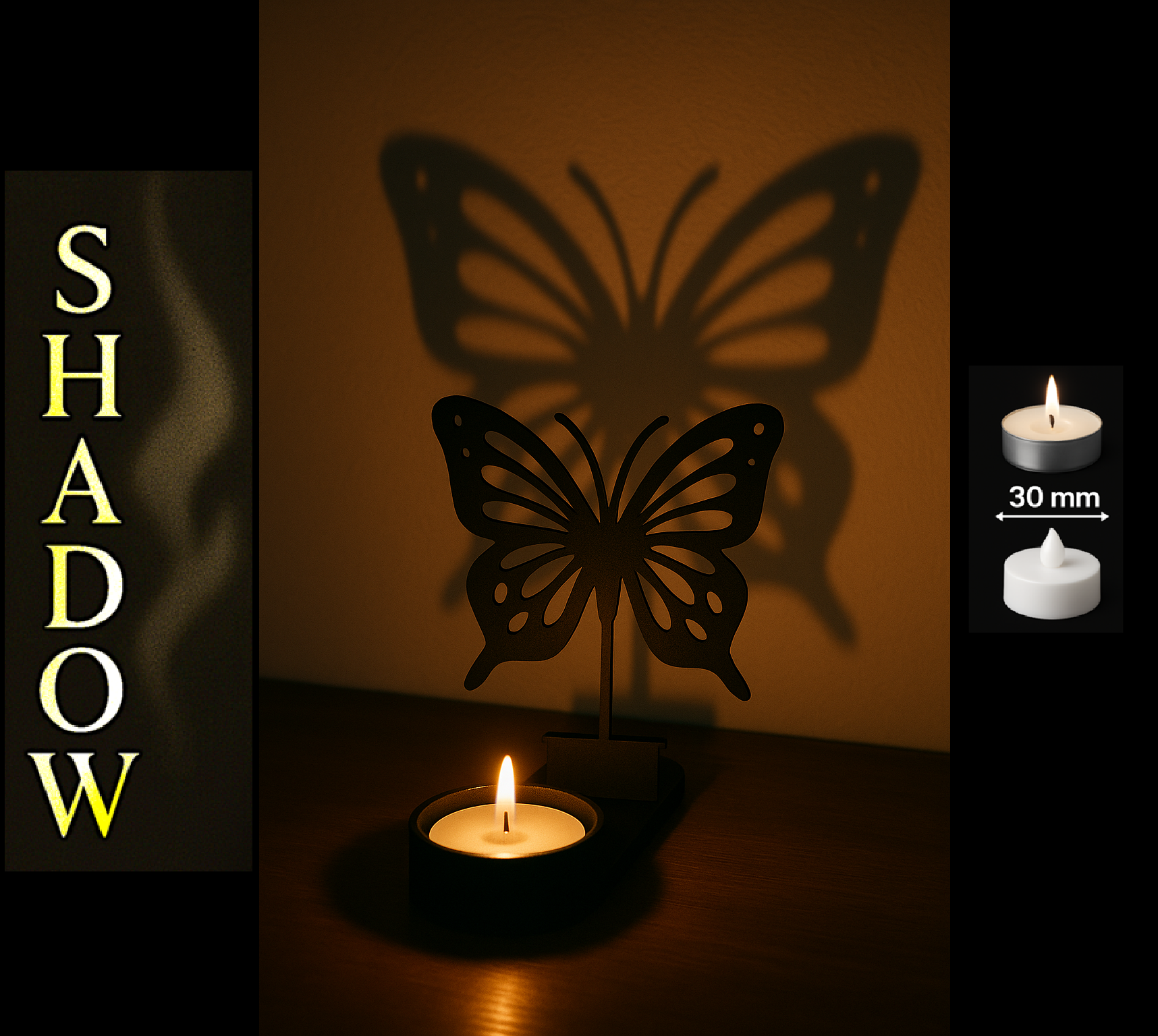 Shadow Art - Butterfly