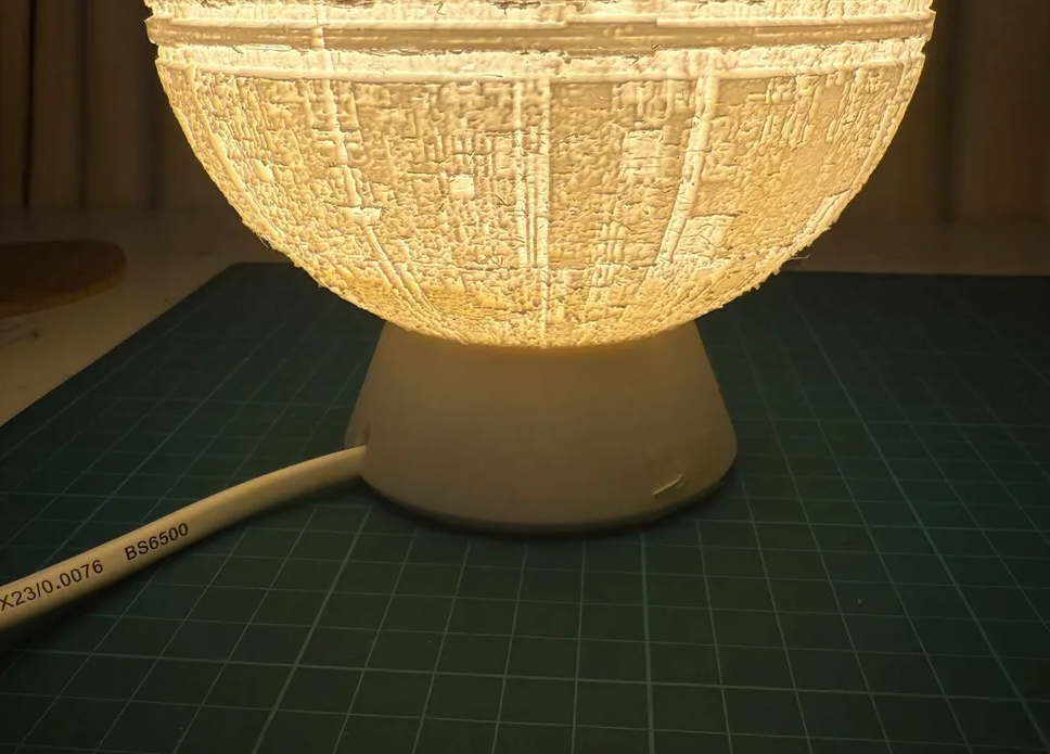 E27 Base for "Lithophane Planet Lamp Collection - ⌀150mm"