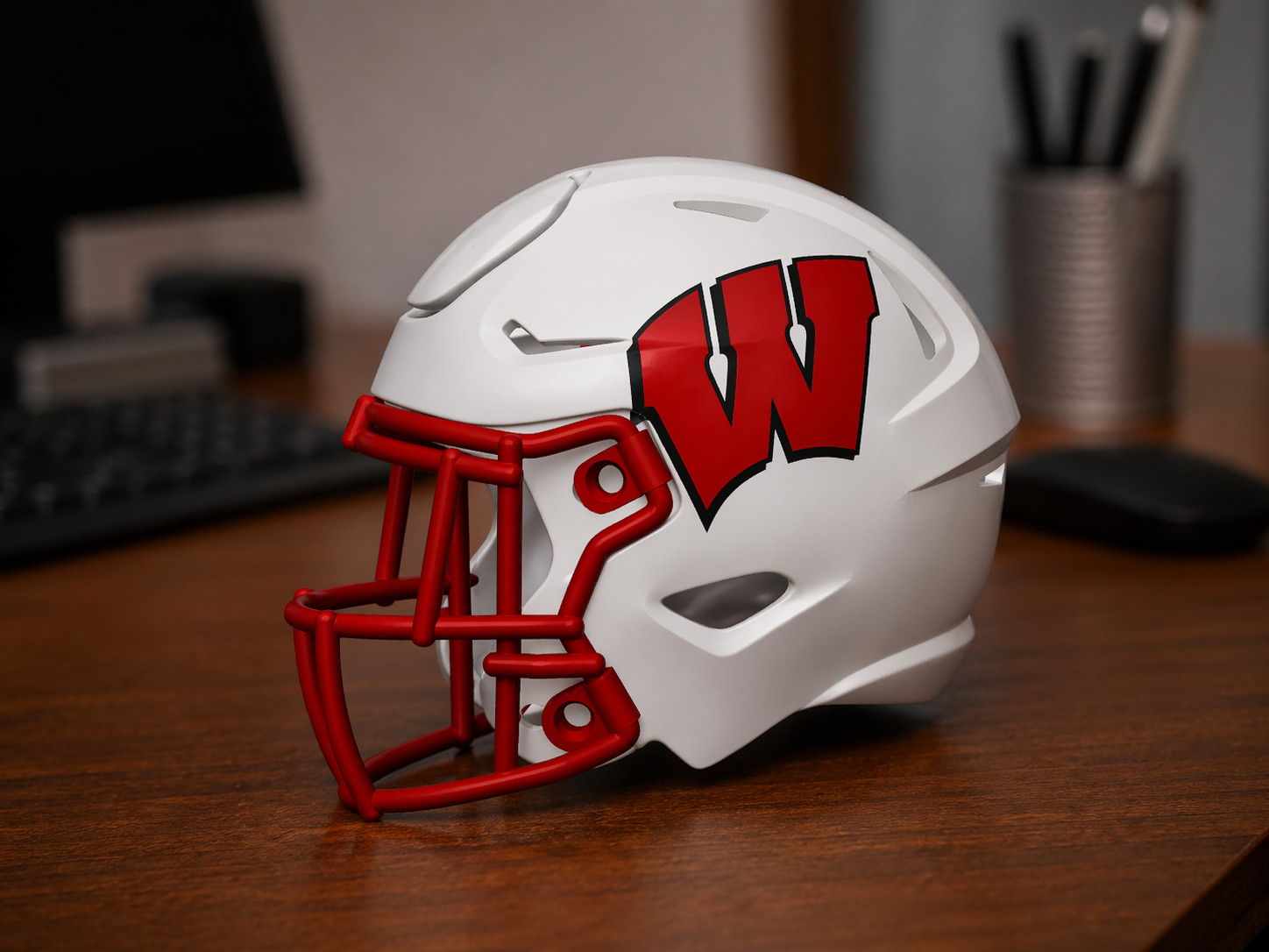 Wisconsin Badgers Football Helmet