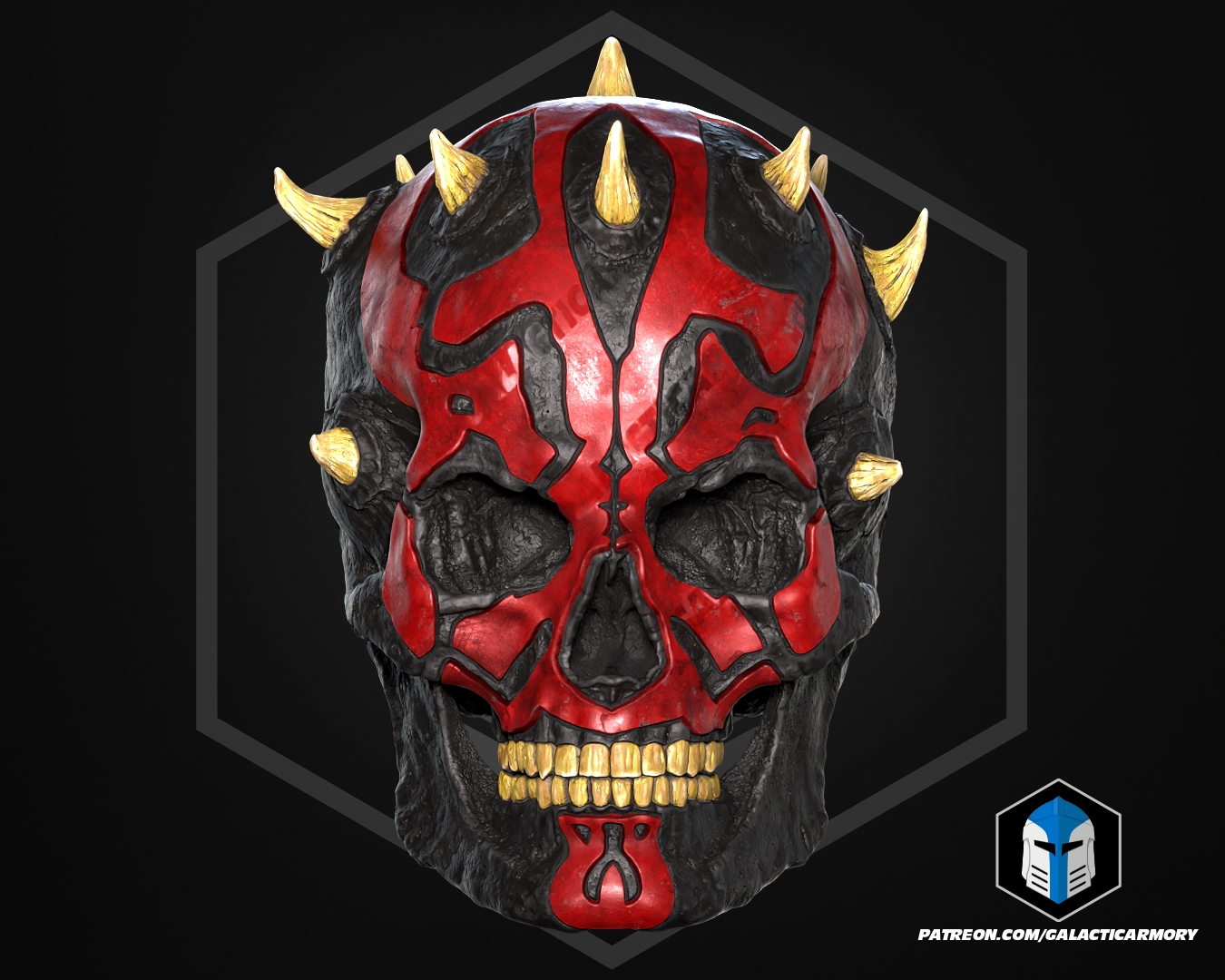 Darth Maul Skull - 3D Print Files