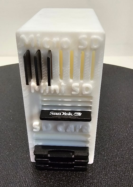 SD Card Holder Free 3D print model
