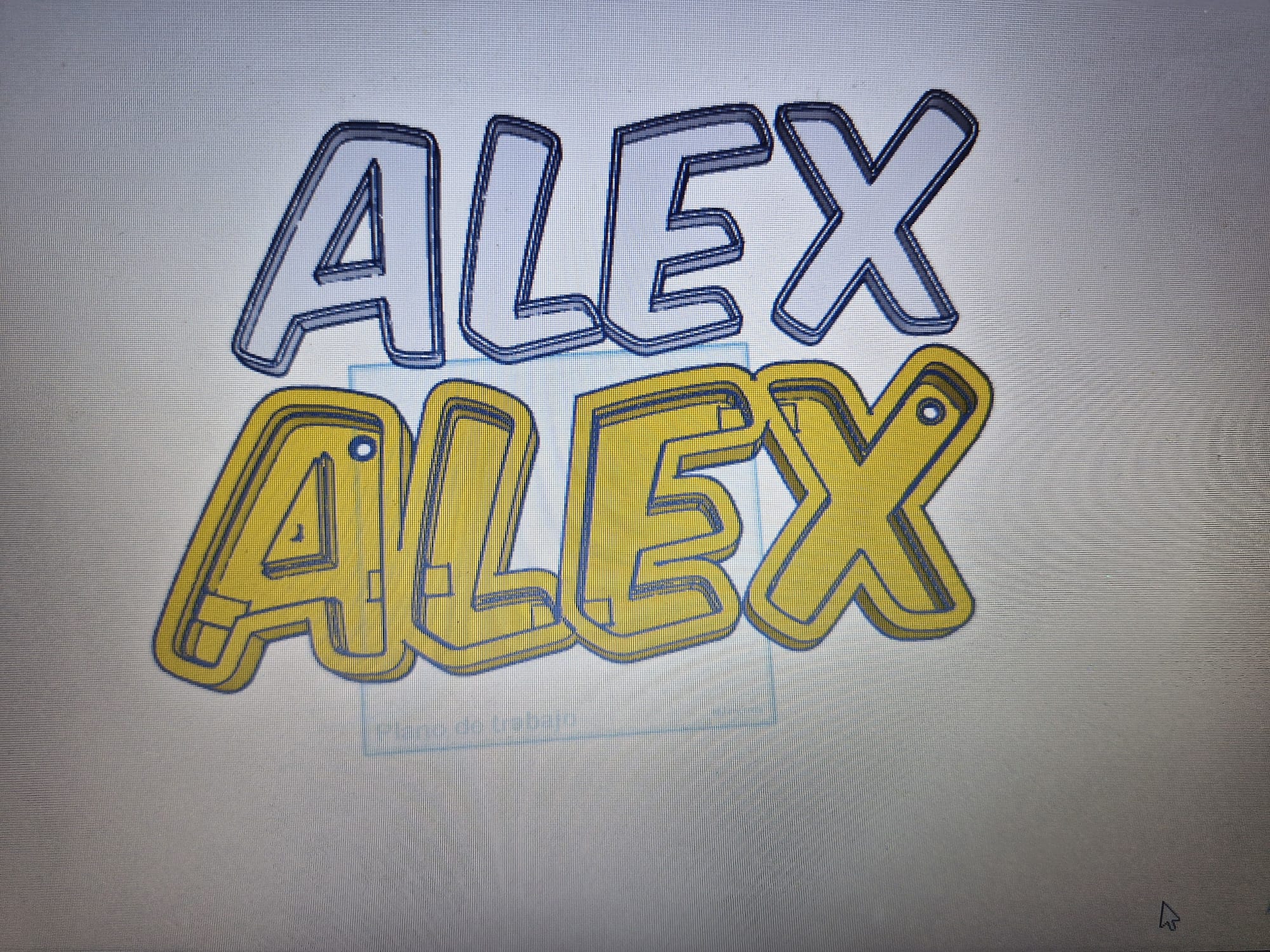 led letrero alex