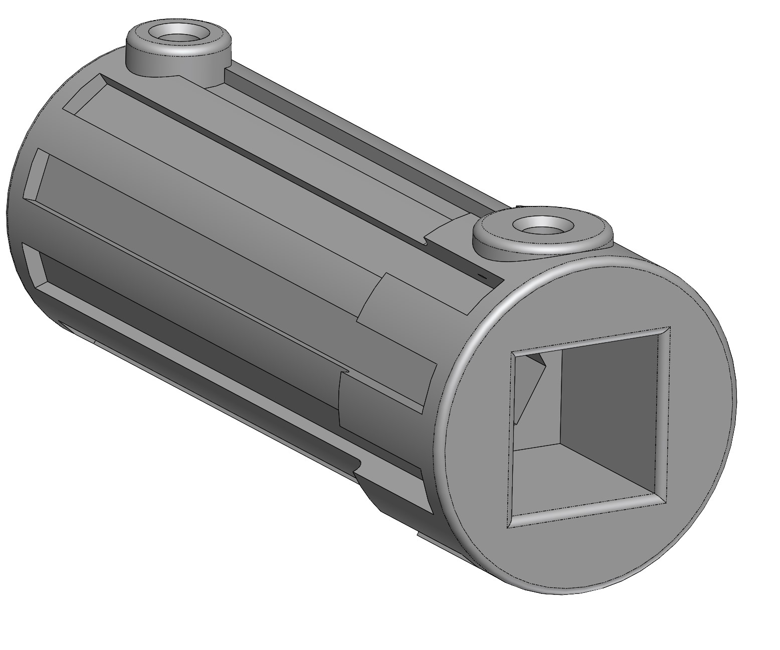 Adapter 3/8 square to 1/4 hex bit 50mm — miniatura 2