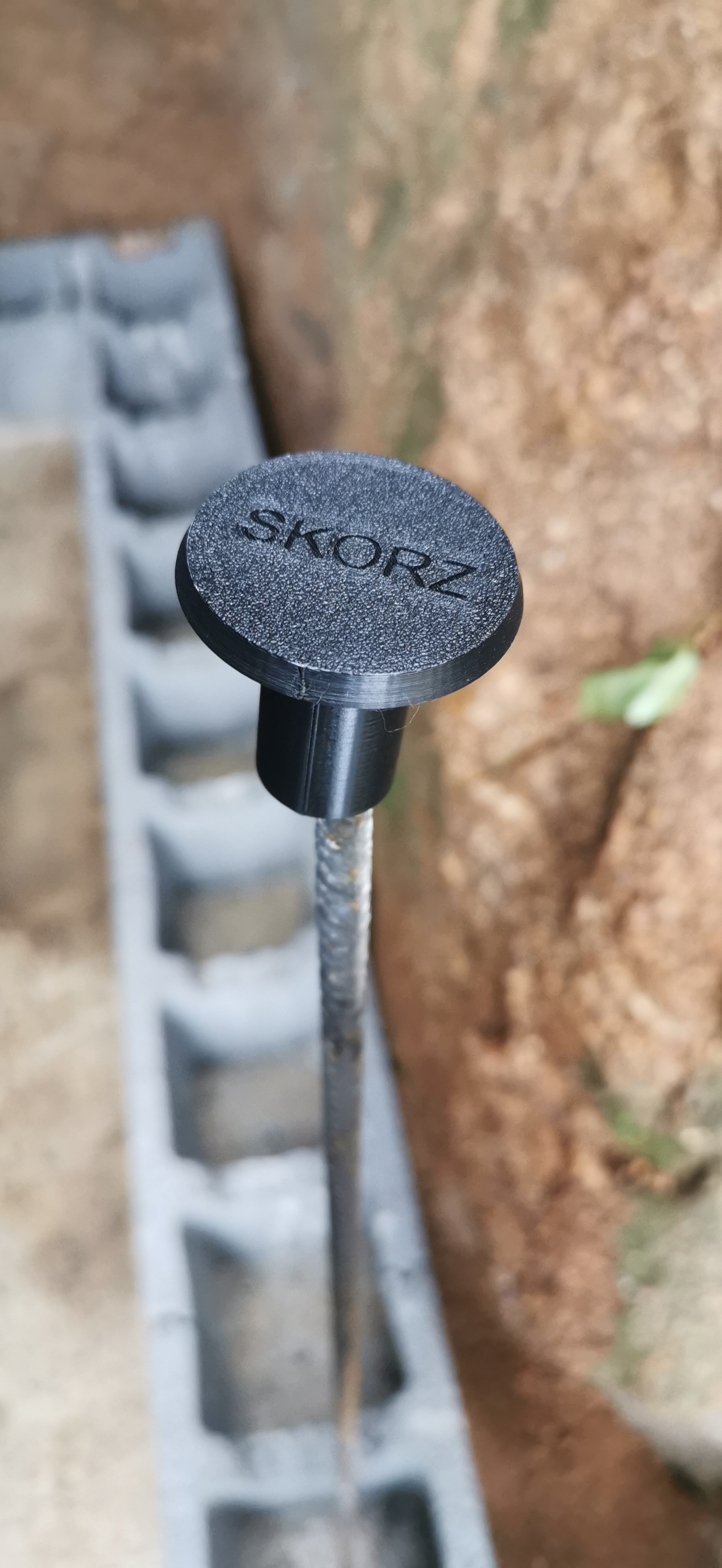 Rebar safety cap steel bar