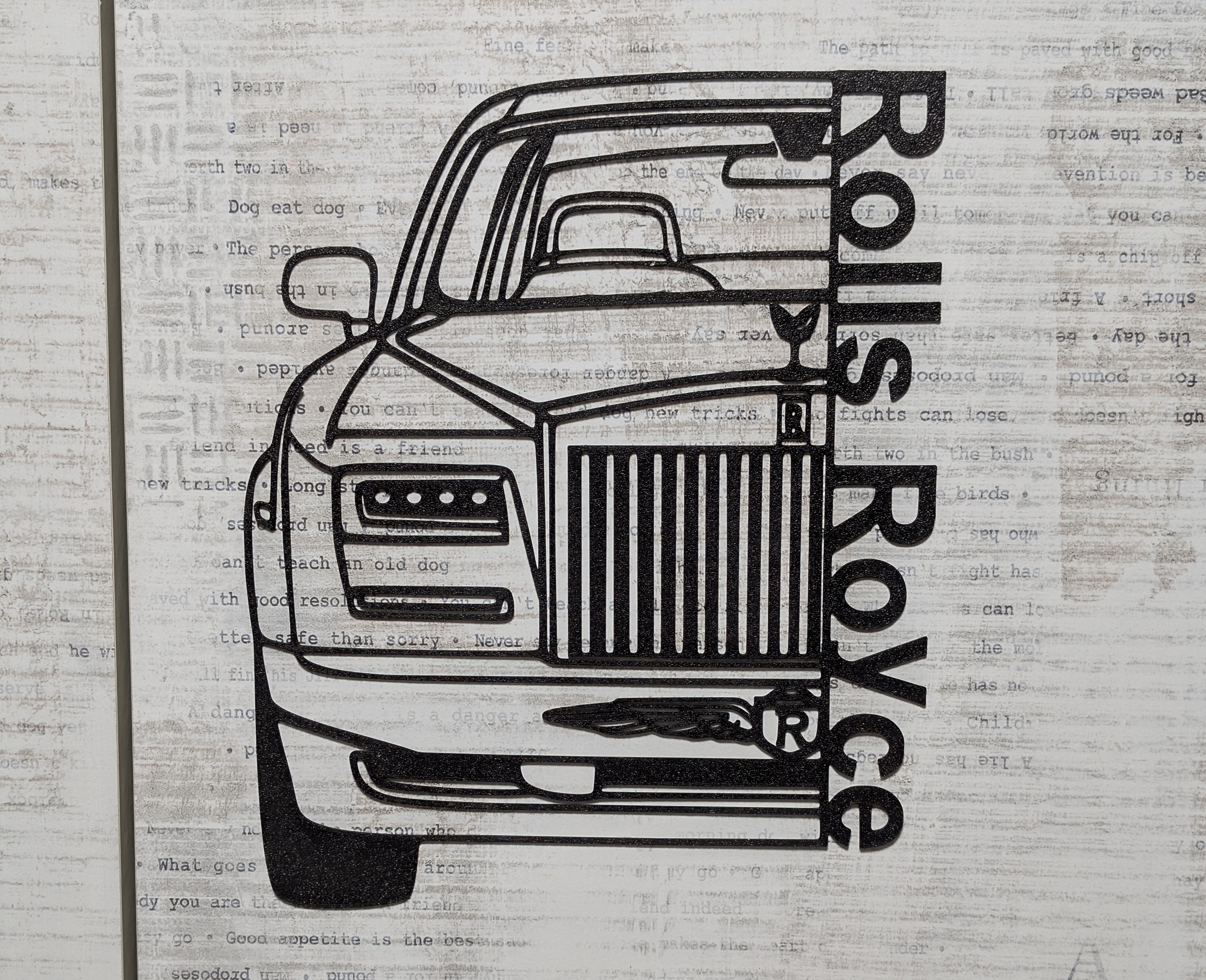 Ozdoba na ścianę  Rolls-Royce