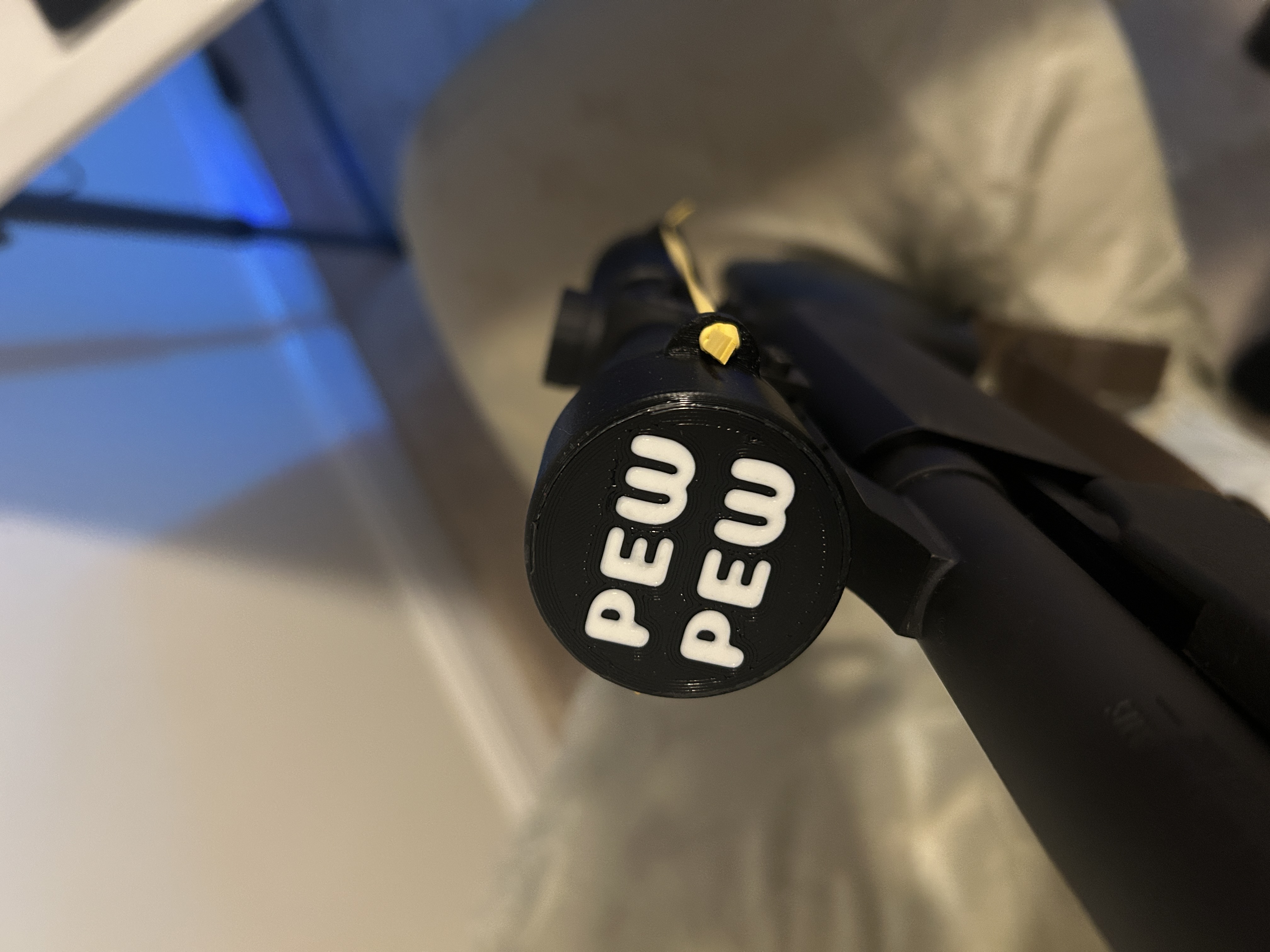 "Pew Pew" 40mm Rifle Scope Covers