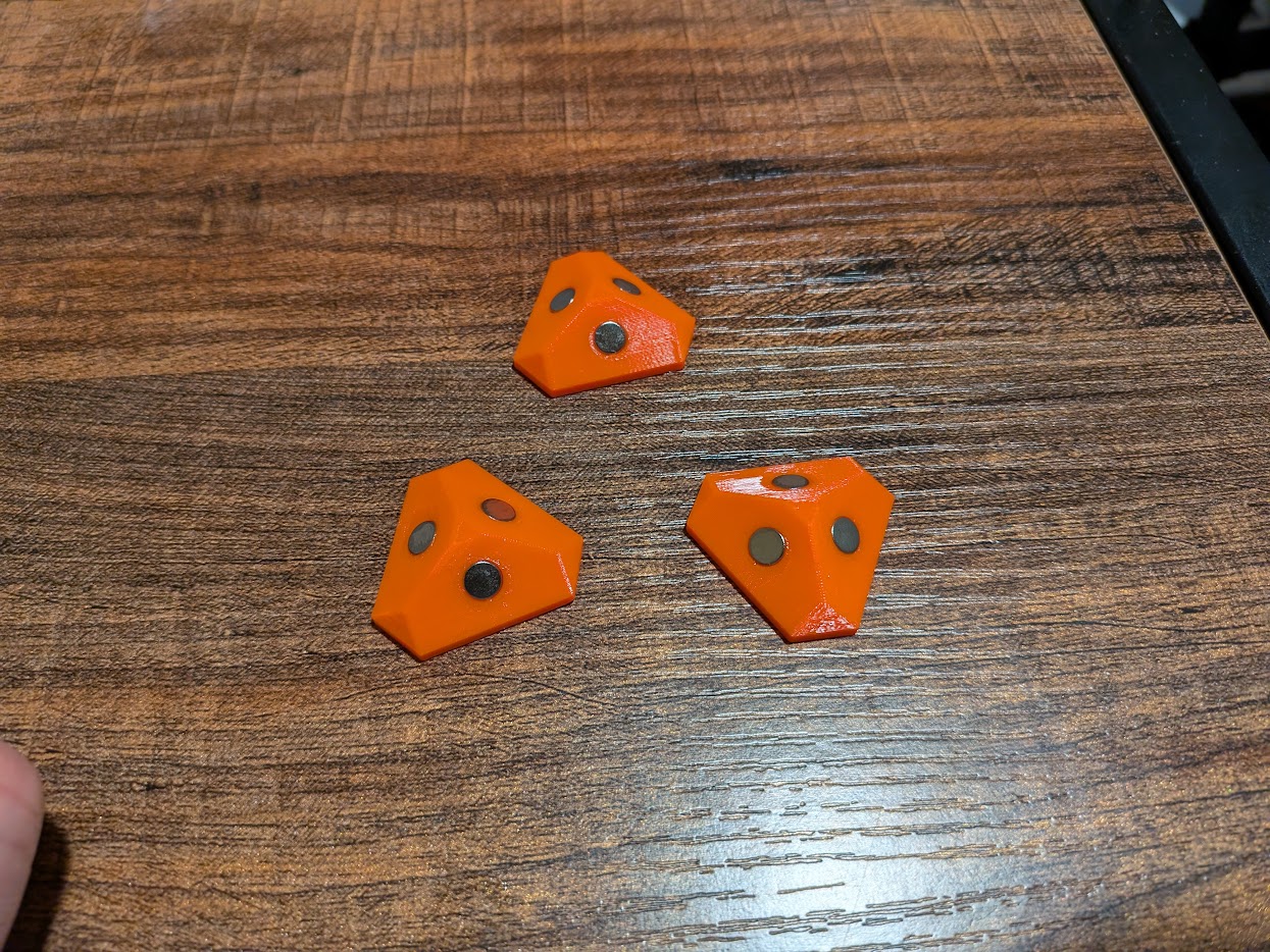 Prusa Core One Magnetic Corner Plugs (6x3mm Magnets)