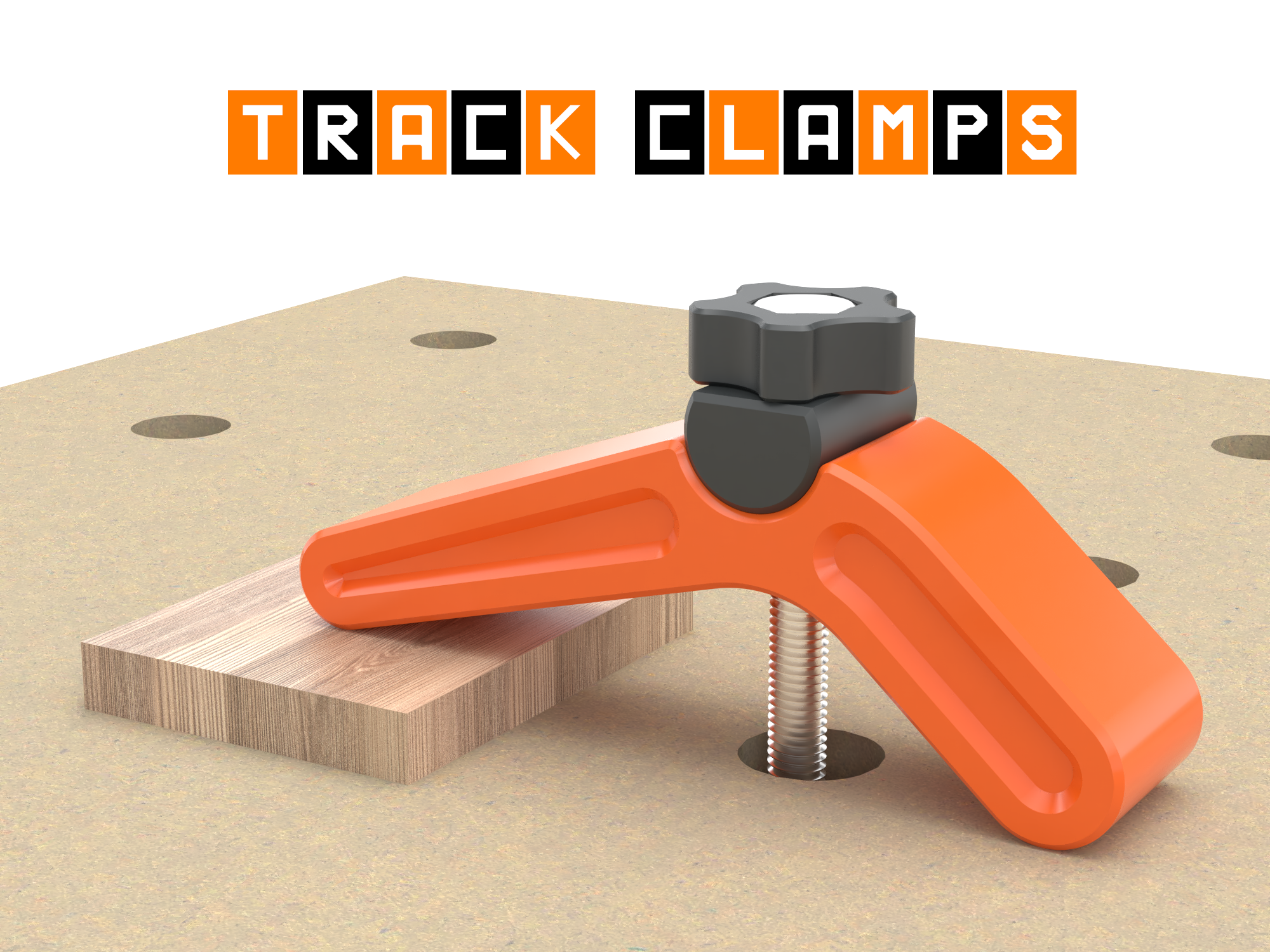 Track clamps