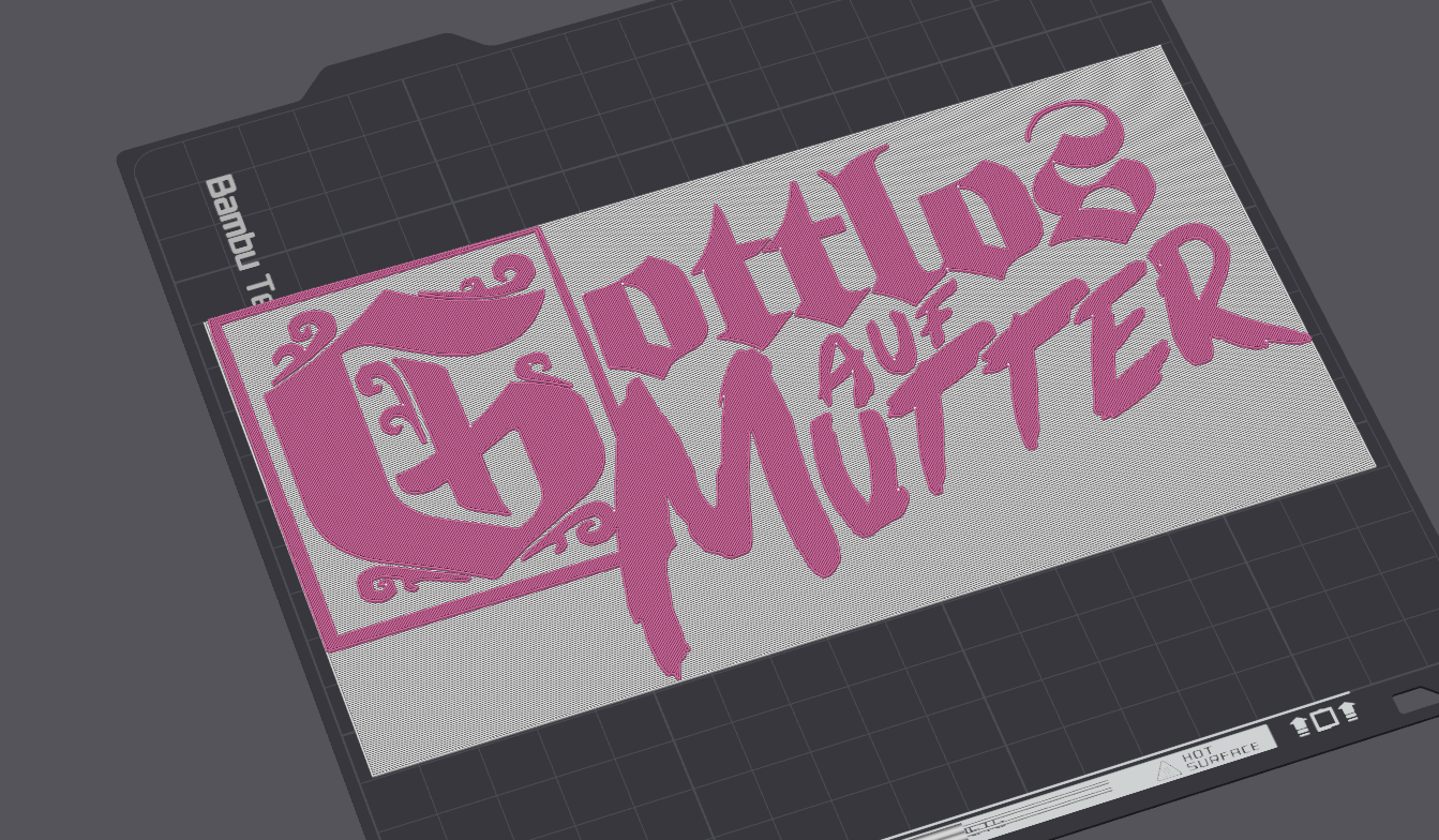Gottlos auf Mutter Label