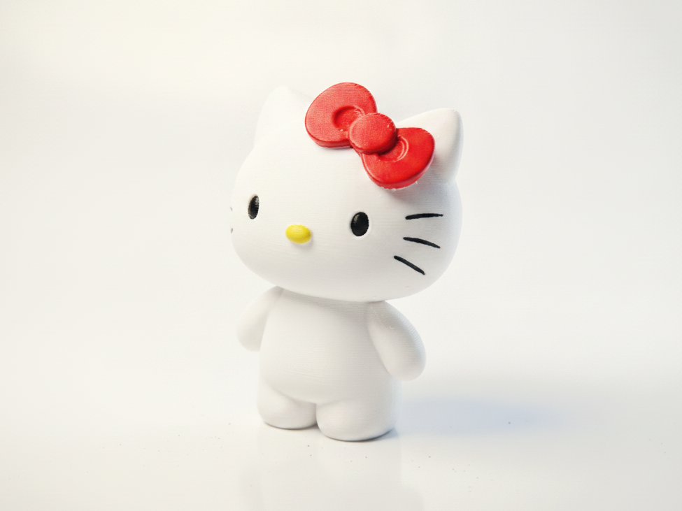 Hello Kitty Figurine Cartoon Character 3D Printable