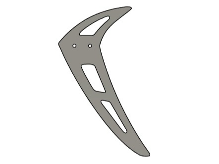 OMP M1 EVO replacement tail fin