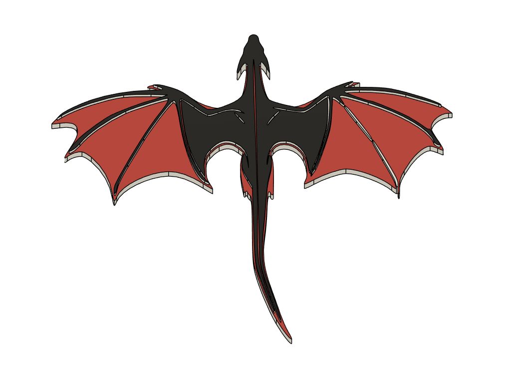 Dragon silhouette