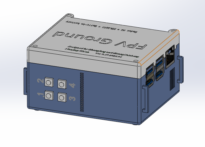 radax 3c case for openIPC FPV ground
