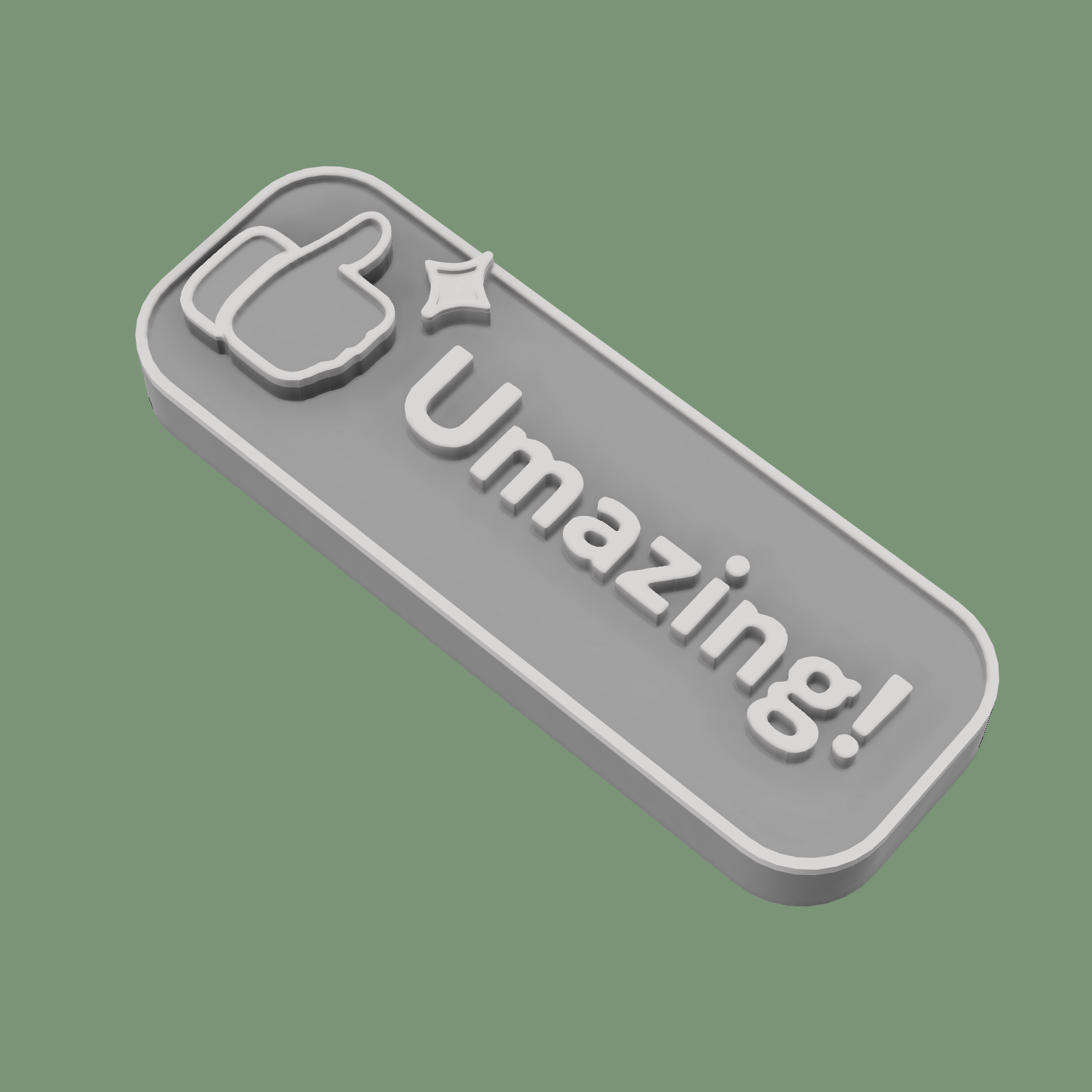 Umazing Keychain (Simple Edition)- Umamusume