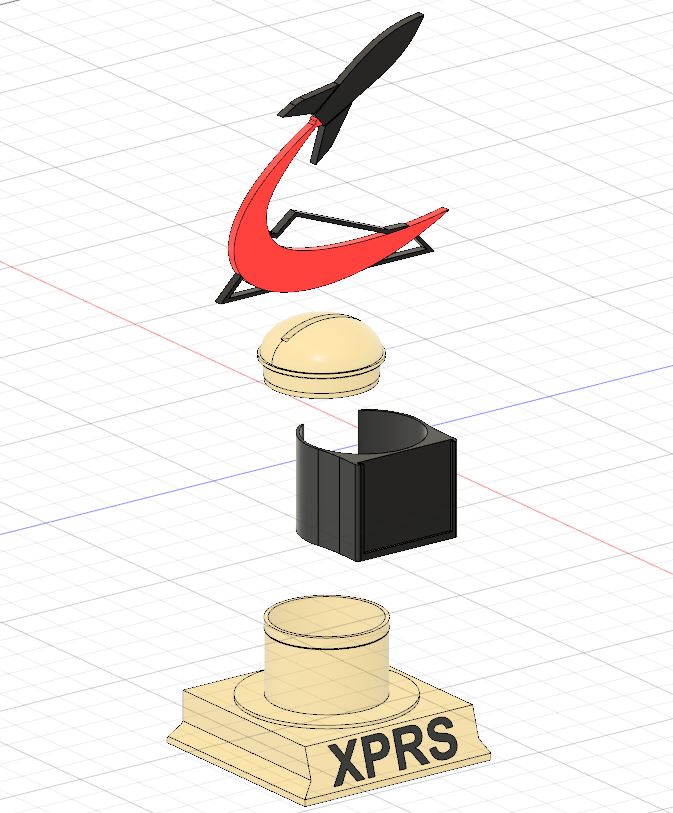 Miniatura 4 do modelo 3D Rocketry Trophy
