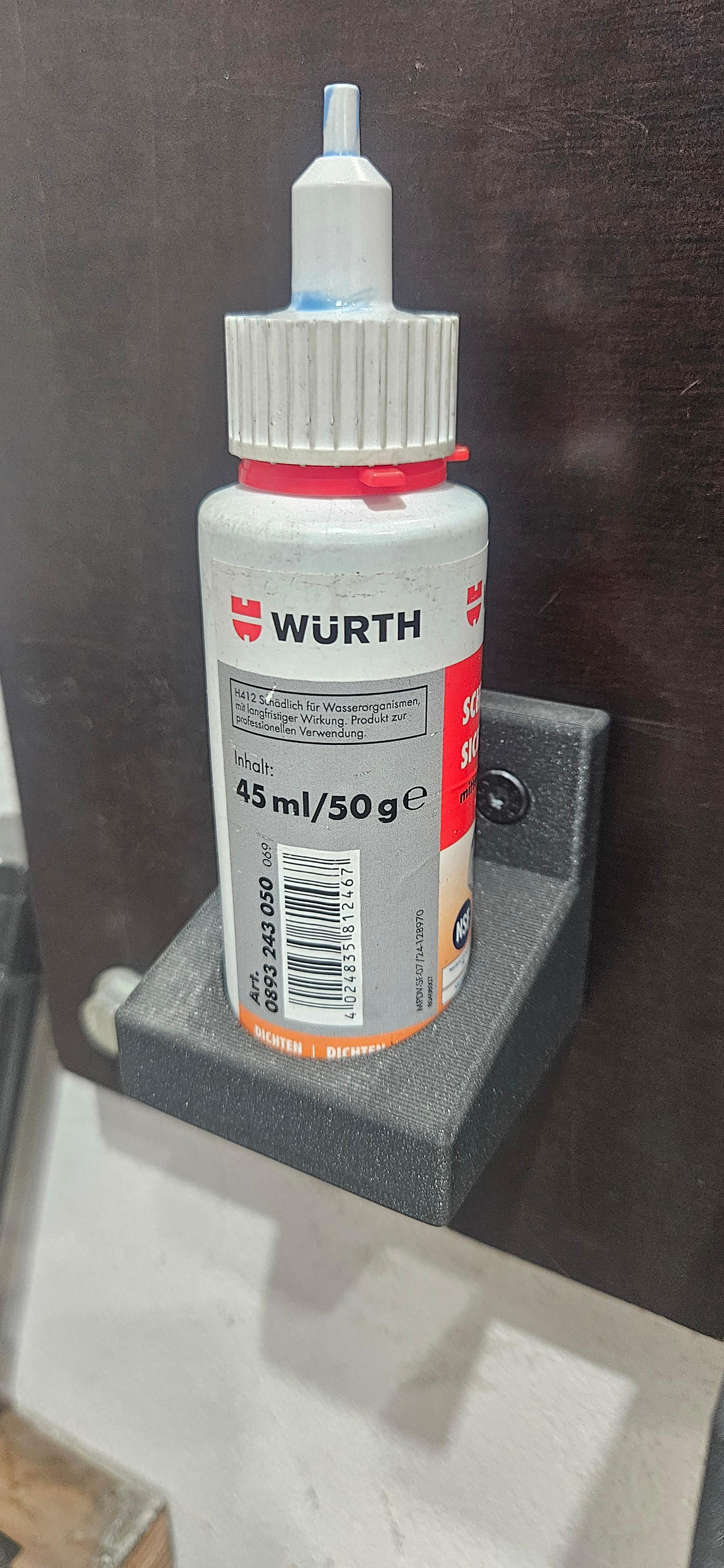 Würth Schraubensicherung (LockTide) 45ml/50g Wandhalterung/Wallmount
